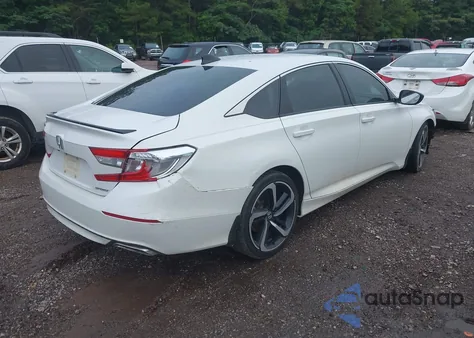 2021 Honda Accord Sport из США, поврежденный, VIN 1HGCV1F31MA045486